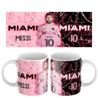 Keramický hrníček s motivem Messi Miami