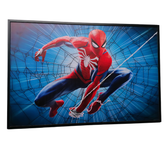Obraz na plátně v rámu - Spiderman v akci