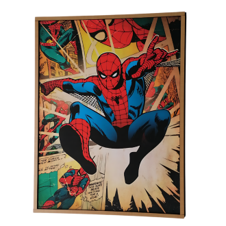 Obraz na plátně v rámu - Spiderman