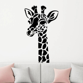 Samolepka Hlava Žirafy