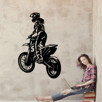 Samolepka Motocross Girl